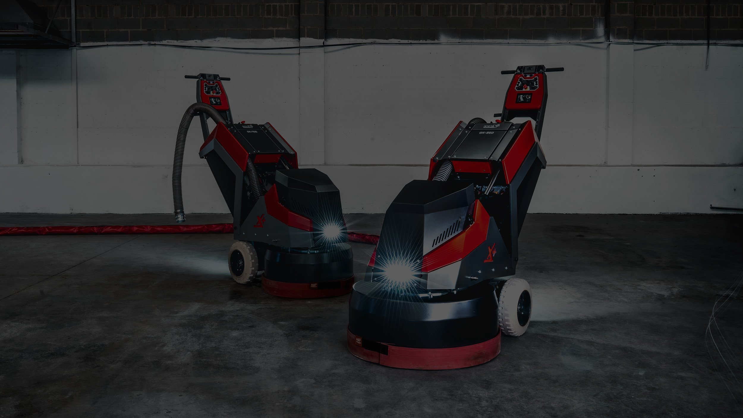 WORX+ King Series GK-700 and GK-850 planetary concrete grinders