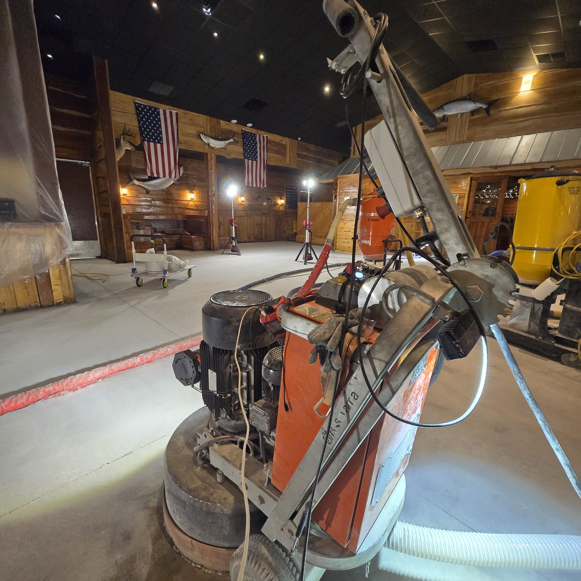 Grinder in restaurant