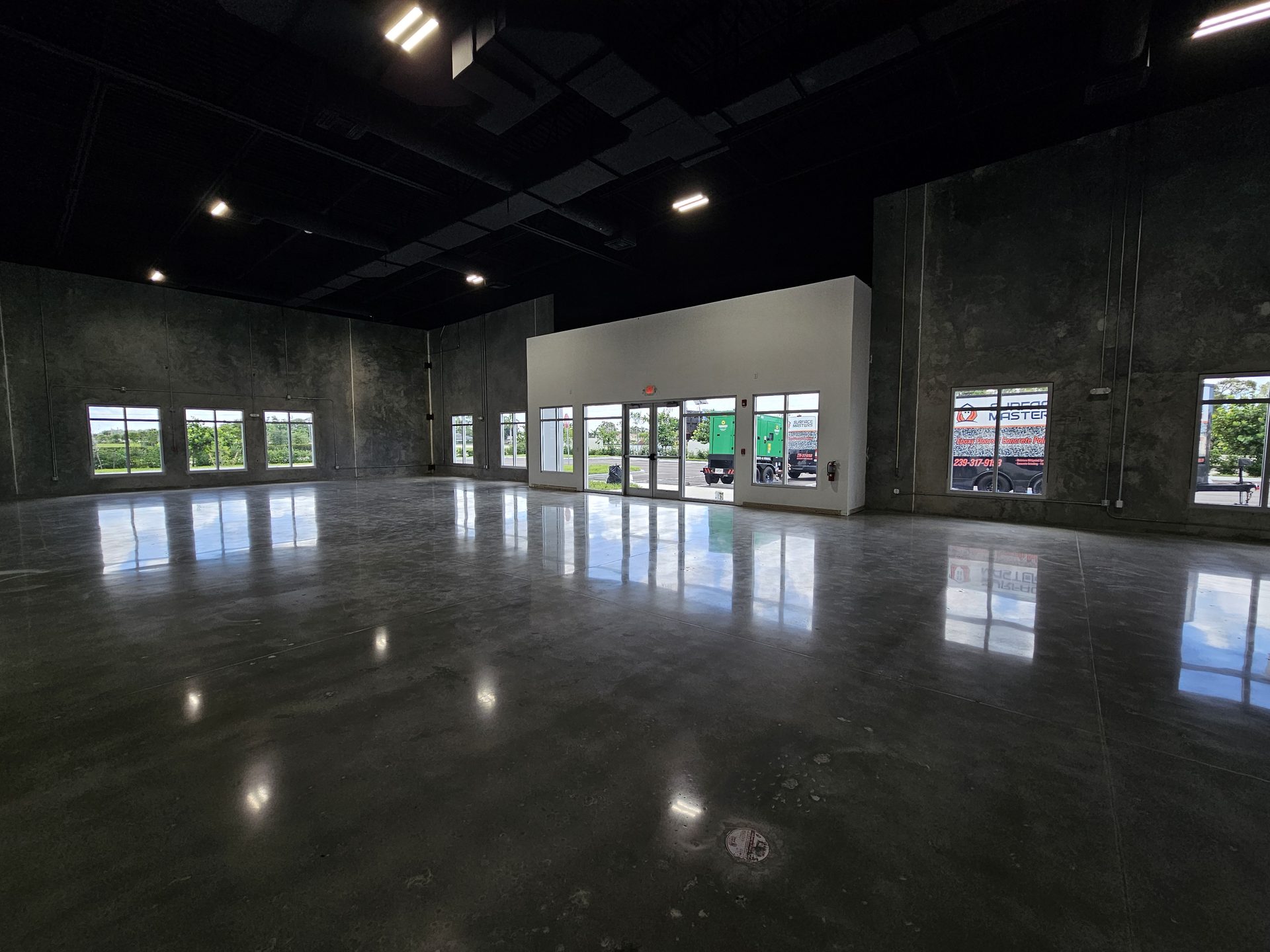 Commercial retail polished